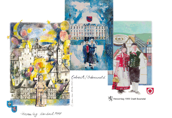 Kunstdrucke zu den Hessentagen